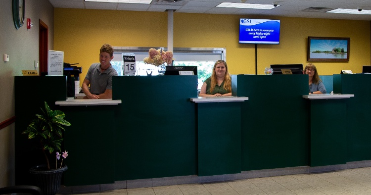 deposit accounts gouverneur ny bank tellers behind desk